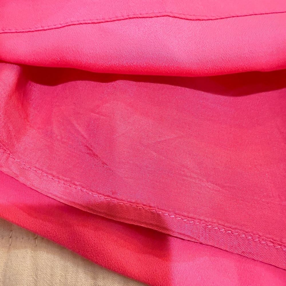J. Crew Factory Hot Pink Mini Dress Size 10 - Picture 10 of 13
